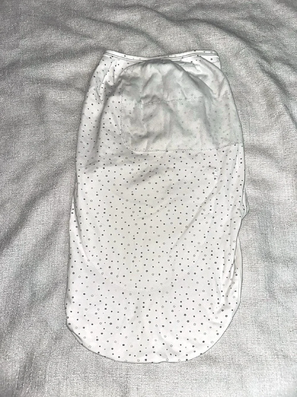 White Polka Dot Baby Swaddle Sack
